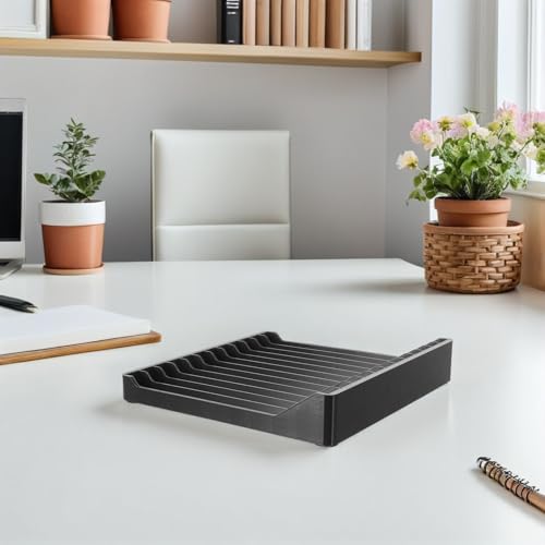Organizador de CD vertical para escritorios y zonas de estudio 6