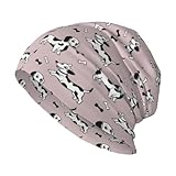 bassotto dog puppy no.1039 berretto morbido per uomo e donna, cappello invernale caldo con teschio nero