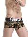SEOBEAN Mens Low-Rise Sexy Trunk Boxer Brief Stripe Underwear
