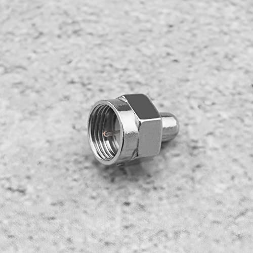 eMagTech 10PCS Coax F Type Terminators Caps 75 ohm Resistor Ends Protective Cover Dustproof Caps Coaxial Connector for Booster Splitter Amplifier Coax Cable - Image 4