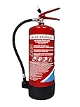 Firexo Feuerlöscher (6 Liter) – Alle Feuerarten – Mehrzweck-Feuerlöscher für Haushalt, Küche, Grill, Heimgebrauch, Gewerbe, Industrie und Büro