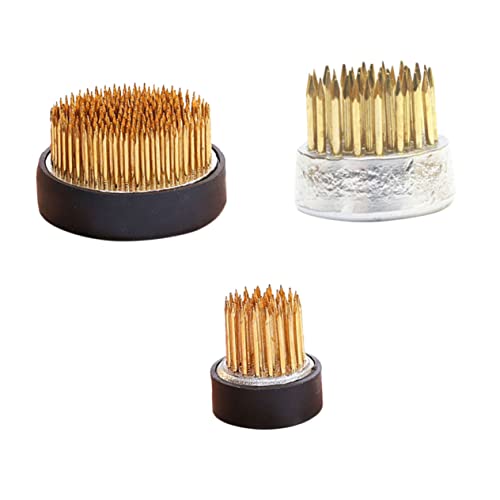 HOMSFOU 3 Pack Flower Arranging Copper Needle DIY Floral Fixer Floral Arrangement Tools