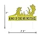 Godzilla Cake Topper Monsters Cupcake Toppers Party Supplies -1 Cake Topper and 24 Cupcake Toppers Set - Godzilla Cake Topper Party Decorations for Kids Boys Girls Party.