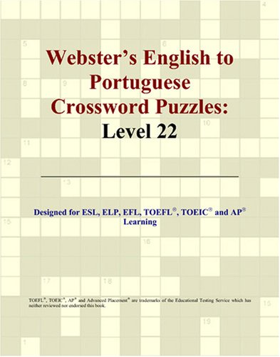 Buy Webster's English to Portuguese Crossword Puzzles: Level 22 — BookShops.in