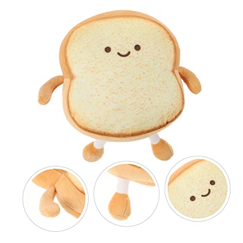 LIFKOME Almofada De Pão De Pelúcia 1Pc Almofada De Pão De Pelúcia Travesseiros De Pelúcia Para Sofá