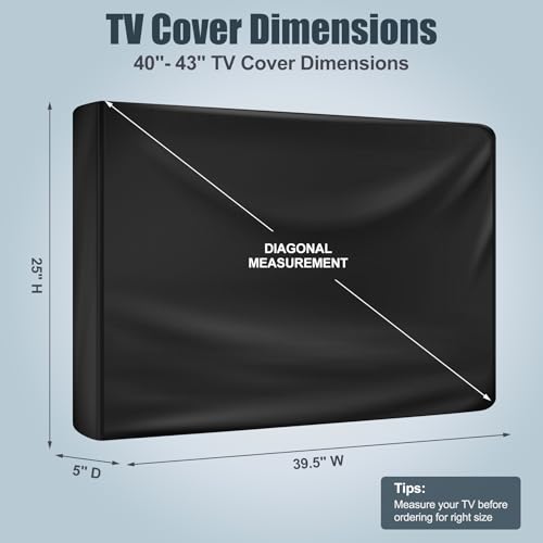 Outdoor TV Cover 40 - Additional View