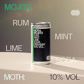 Buy MOTH Mojito Ready Mixed Cocktails – Enjoy the Perfect Blend of Rum, Mint, Lime, and Soda for a Refreshing Experience