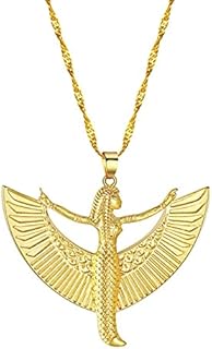 2021 Trend Isis Goddess Necklace for Women Egyptian Occult Deity Necklace Pendant Jewelry For Lover