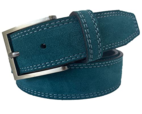 MENS ITALIAN SUEDE BELT 35MM FORMAL CASUAL