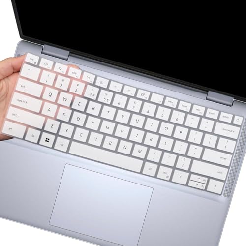 Protector de Teclado para Dell Inspiron 14 y Plus 14" Blanco miniatura 1