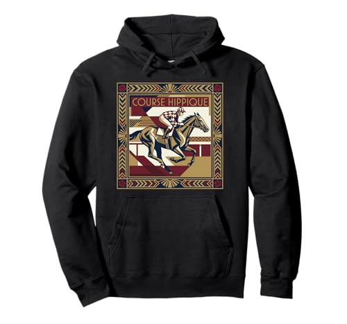 Course Hippique Art Deco Horse Racing Jockey �p�[�J�[