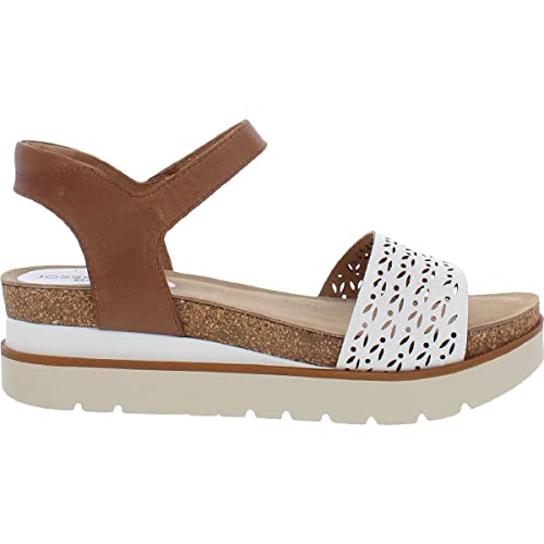 Josef Seibel Clea 09 White/Kombi Calf/Belluno Eu 39 (Us Women's 8-8.5) M #TOP26