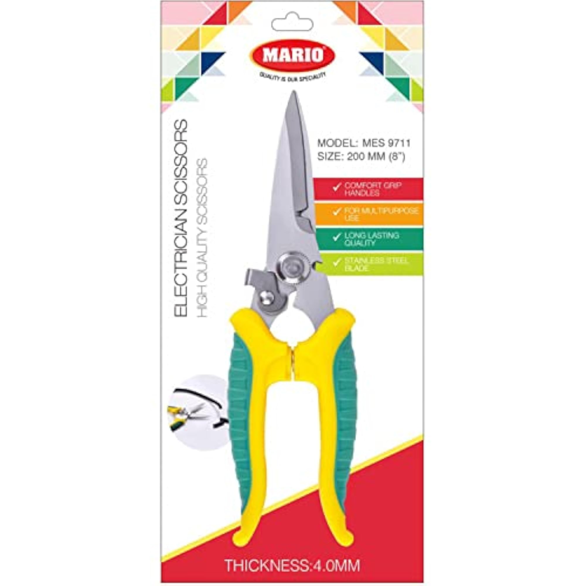 Stainless Steel Scissors for Electricians