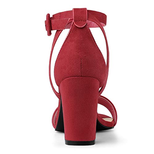 Allegra K Donna Pannello Pu Incanalati Tacchi