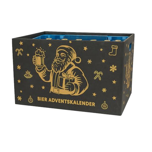 CASSETTE DI BIRRA NON INCLUSE NEL CONTENUTO DELLA CONFEZIONE – Puoi utilizzare qualsiasi cassetta di birra standard da 24 bottiglie. In questo modo si crea un calendario dell'Avvento unico e creativo: più economico, personale e originale rispetto ai calendari standard acquistati.