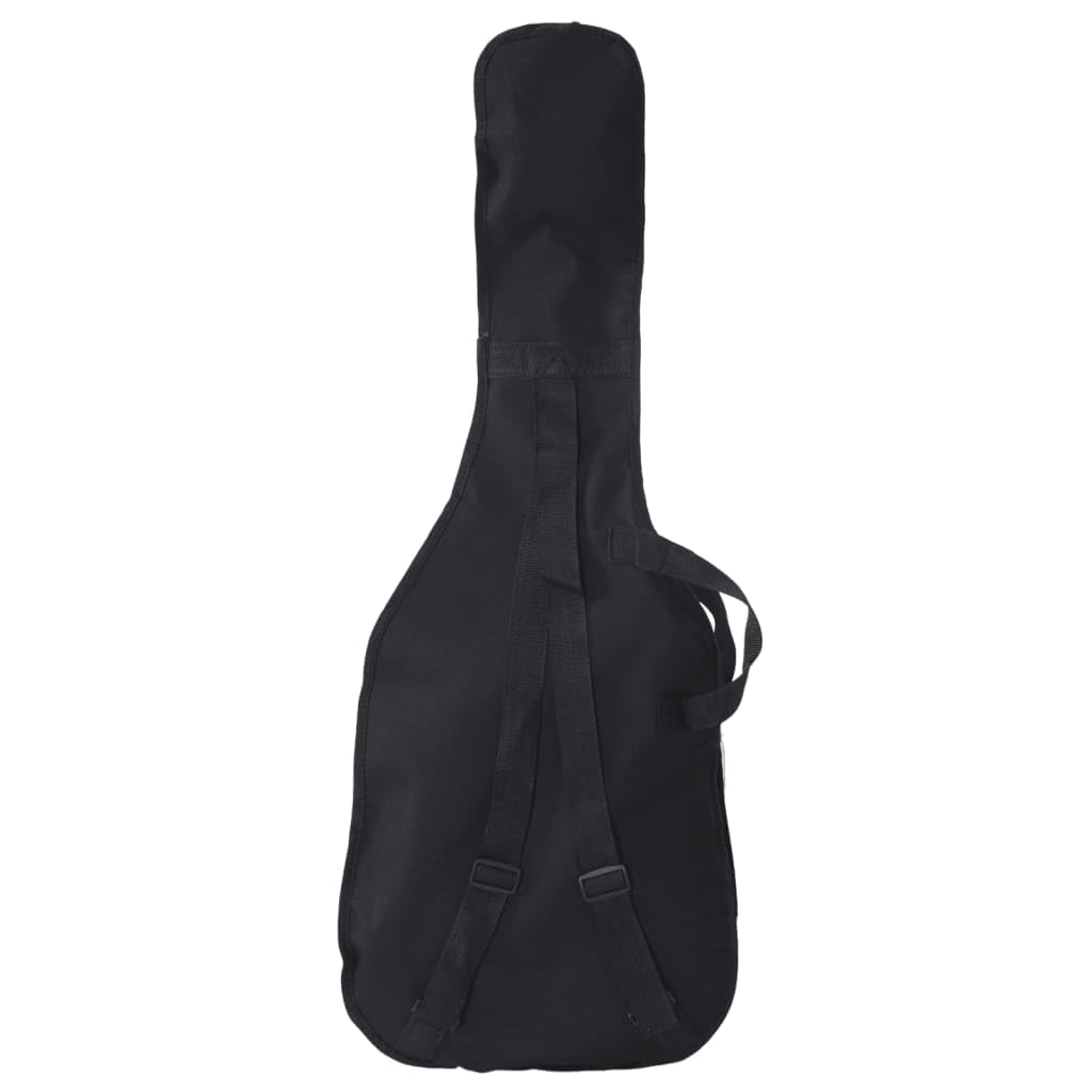 E-Bass für Anfänger 4/4 46 Zoll mit Tasche, Stimmgerät, Plektrum und Gurt, Massives Birkenholz Bassgitarren-Set in Blau Schwarz für Musik Schule Bühne Hobby und Einsteiger