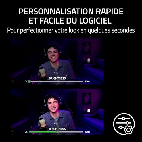 Webcam Razer Kiyo V2 X autofocus rapide et grand angle compatible OBS Xsplit