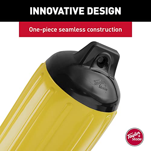 Image of Taylor Made Products 958824 Super Gard Inflatable Vinyl Boat Fender, 8.5 x 26 inch, Yellow