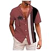 Men's Shirts Long Sleeve Striped Casual Shirt Button Down Regular Fit Tops, Long Lasting Comfort Top for Men Music tee Shirts for Men Black Polo Shirt Men 5 XL Mens Tank topa #2