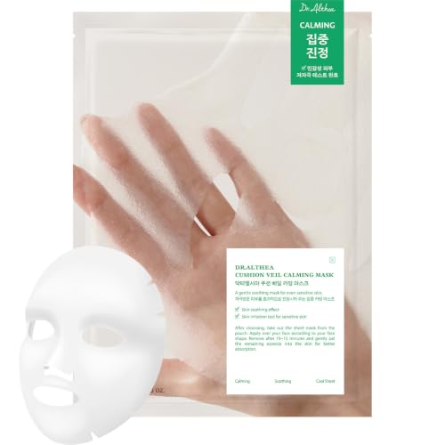 Dr.Althea Cushion Veil Calming Mask, Korean Skin Care (Pack of 4)