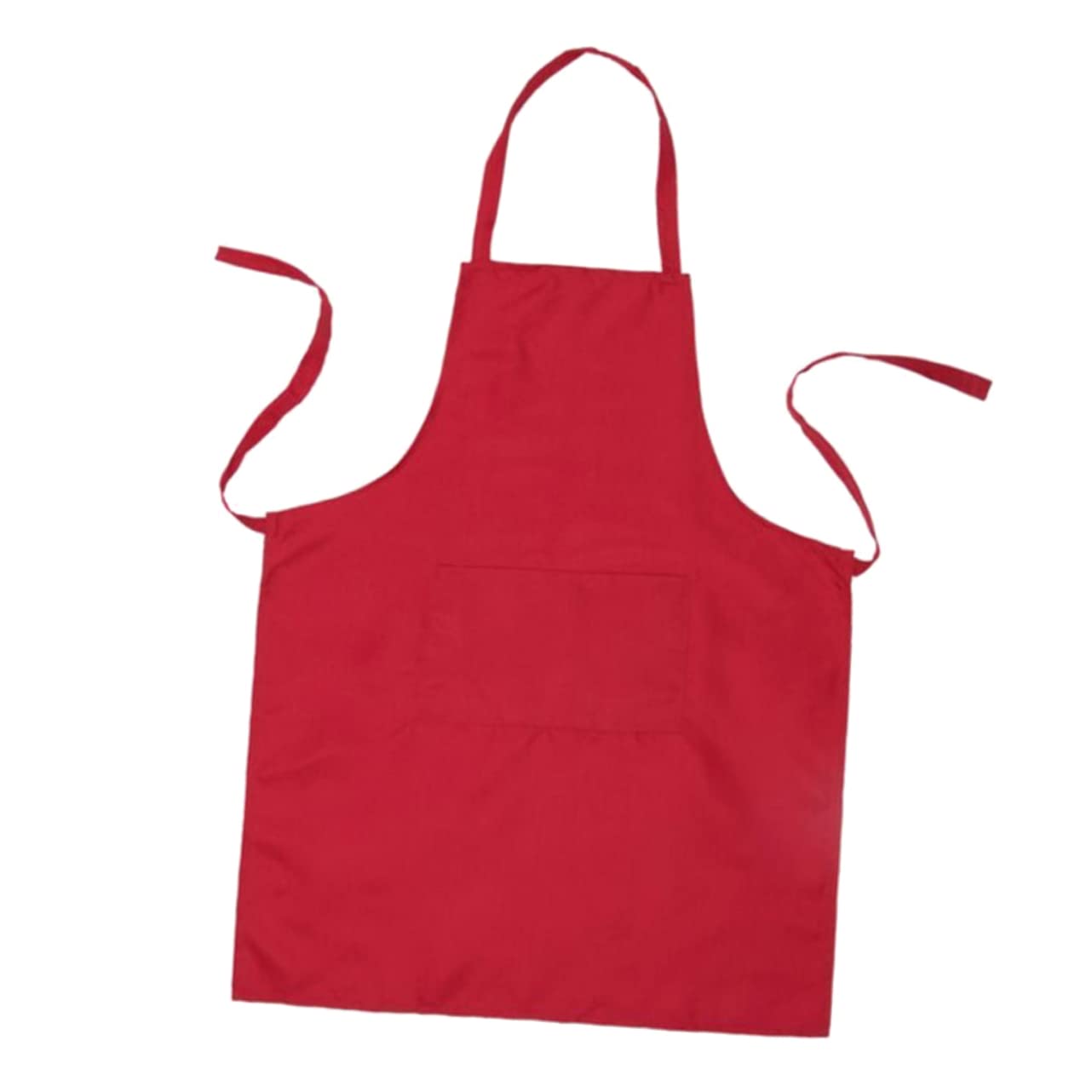 BEBEMOKO Bib Aprons Pockets Waterproof Work Apron for Kitchen Cafe Hotel Easy to Clean and Wear (60x70cm)