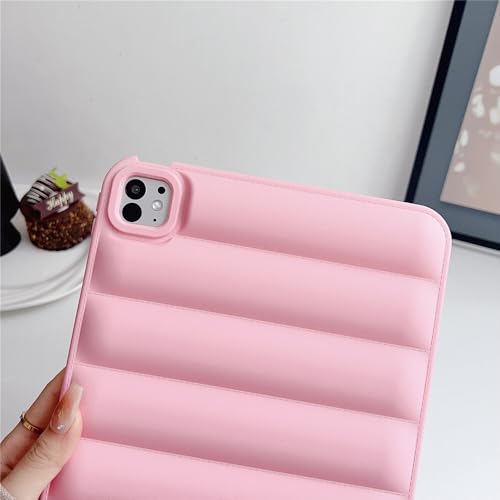 Coque antichoc iPad 8ème génération silicone souple rigide étui violet protection 10.2 - 3
