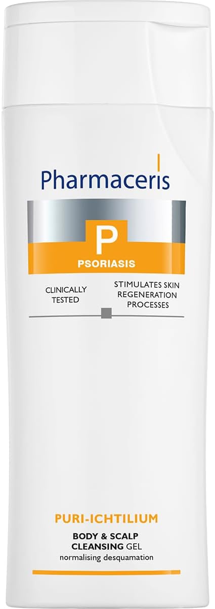 Pharmaceris P Puri-Ichtilium Body and Scalp Cleansing Gel for Excessively Dry Skin, Regulation of Exfoliation Process - 250 ml
