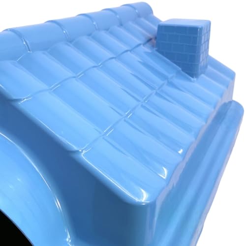 2x Casinhas Pet Cachorro Gato Conforto e Segurança Casa N3 (Azul, N3)