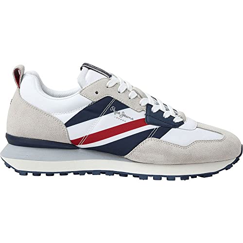 Pepe Jeans Foster Combination Sneakers Blanc parfaites pour le bureau