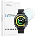 Orzero (3 Pack) for Samsung Gear Sport, Gear S2 Smart Watch (Upgraded Version) Tempered Glass Screen Protector, 2.5D Arc Edges 9 Hardness HD Anti-Scratch (Lifetime Replacement)