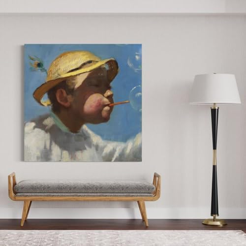 Cuadro de Paul Peel The Bubble Boy para decorar tu dormitorio 6