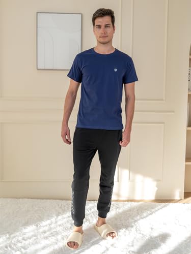 Image of Lux Cozi Men's Cotton Solid Regular Fit T-Shirt