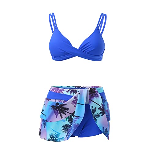 Maillot de bain bikini d'excellente coupe drapée à imprimé chic