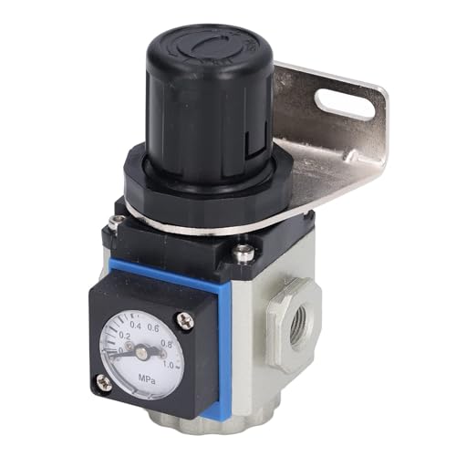Air Compressors Pressure Regulator, Aluminum Alloy Mini Pressures Regulators Kit Small Drift Balanced Design for Industry GR200-08
