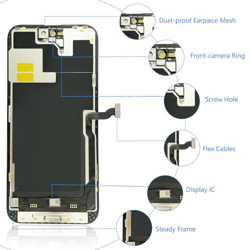 Réparer écran iPhone 14 Pro Max cassé avec le kit complet Diykitpl