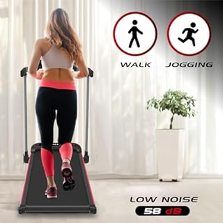 Electric Treadmill Easy Folding Treadmill 10 km/h 12 Preset Programmes LCD Screen 1-10km/h Walden F2800 (UKWALBIF2800)
