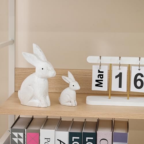 Woodenbunnydecorantiquewhitebunnyfigurineseasterrabbitstatuesetof2bunnydecorationsforhomespringfarmhouseeasterdecorgift Urban Country Home Decor Wooden bunny decor antique white bunny figurines easter rabbit statue set of 2 bunny decorations for home spring farmhouse easter decor gift urban country home decor