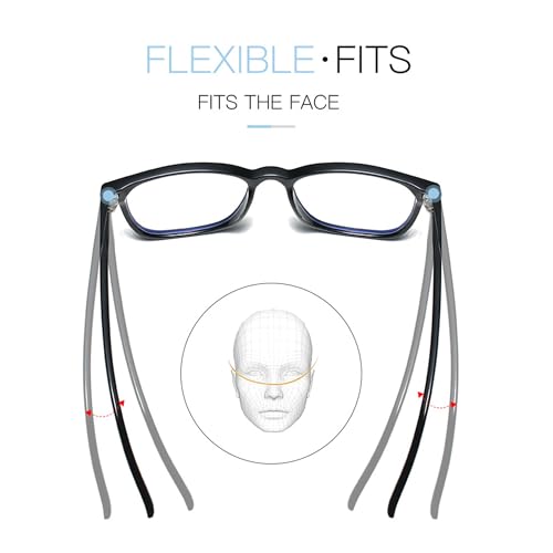 Image of Onrtry Non Prescription Glasses for Men Women Square Clear Lens Eyeglasses