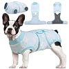 Kuoser Recovery Suit for Dogs Cats After Surgery Professional Pet Recovery Shirt Dog Abdominal Wounds Bandages Substitute E Collar ConePrevent Licking Dog Onesies Pet Surgery Recovery Suit