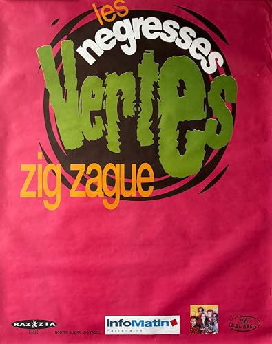 Affiche Les Negresses Vertes - Poster format 79X100Cm