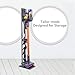 BRIGHTSHOW Vacuum Stand for Dyson V15 V11 V10 V8 V7 V6,Stable Metal Storage Bracket Holder for Handheld DC30 DC31 DC34 DC35 DC58 DC59 DC62 Cordless Vacuum Cleaners Accessories