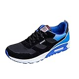 Sneakers Herren Schuhe Sportschuhe Stiefelparadies Modische Laufschuhe Outdoor Schneestiefel Schnürhalbschuhe Freizeitschuhe Boots Traillaufschuhe Turnschuhe Sportschuhe LMMVP (Blau, 43 EU)
