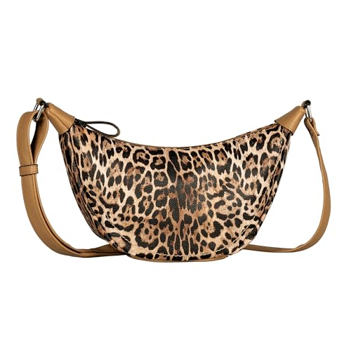 TOM TAILOR Denim Liriel Damen Umhängetasche Crossbody Bag Mittelgroß Braun