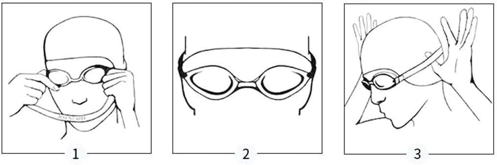 Gafas de natación, Las Mejores Gafas de la Historia, Equipo de natación, Gafas Unisex, Gafas for Todas Las Edades(B)