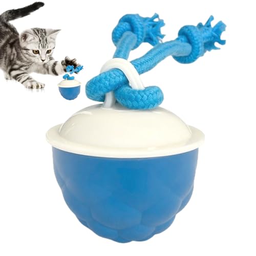 Yztju Bola Automática para Perro | Juego Interactivo Móvil para Perro - Juegos De Enriquecimiento Activados por Movimiento, Suministros para Cachorros Agresivos para Interior Y Exterior Contra