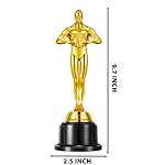 10'' Gold Award Trophy,4 Pack Gold Award Statues,Trophy for Award Ceremony,Celebration,Party Decorations,Party Props and Appreciation Gift - Image 3
