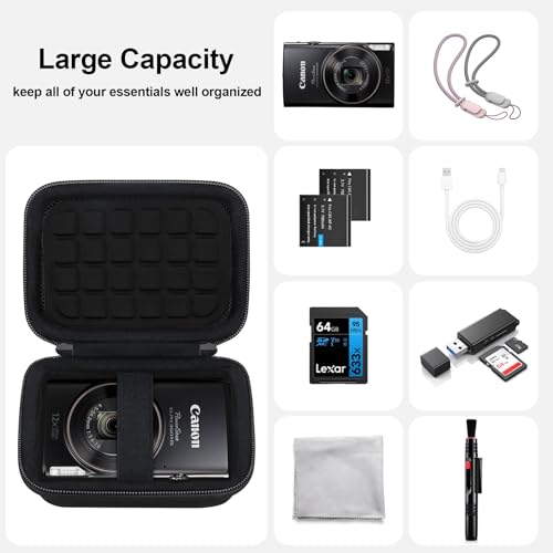 Funda rígida para cámara Canon PowerShot ELPH 360 y similares miniatura 2