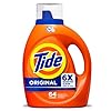 Tide Laundry Detergent Liquid, Original Scent, 64 Loads, 80 FL OZ, Works on 100% of Common Stains, Laundry Soap, Liquid Laundry Detergent
