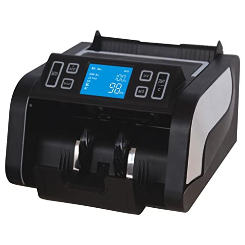 Usa Money Counter Machine With Value Count, Led Display Cash Counter Machine, Add And Batch Modes, Uv/Mg/Ir Counterfeit Detection Bill Counter, 1300 Bills/Min Speed #TOP26