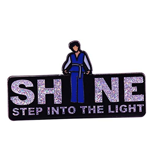 Lights Up Enamel Pin Harry Styles One Direction brooch glitter Shine Step Into The Light